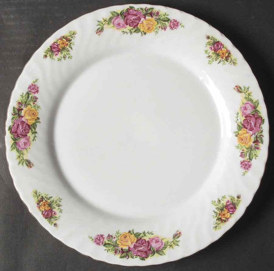 English Rose Dinner Plate by Regent (China)-1