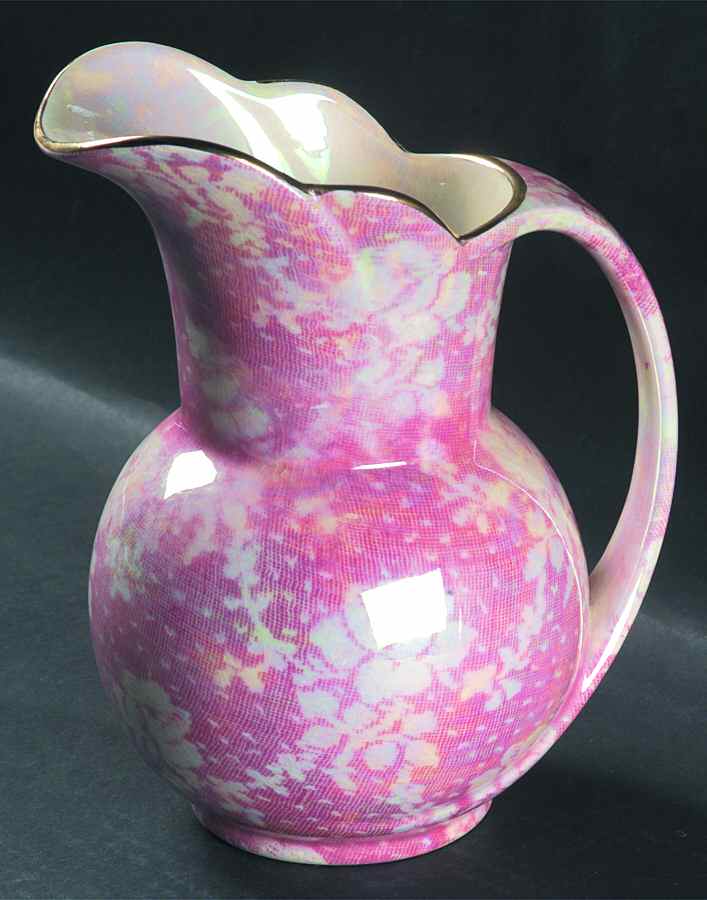 Brocade Pink (Iridescent) 48 Oz Jug by Royal Winton-1