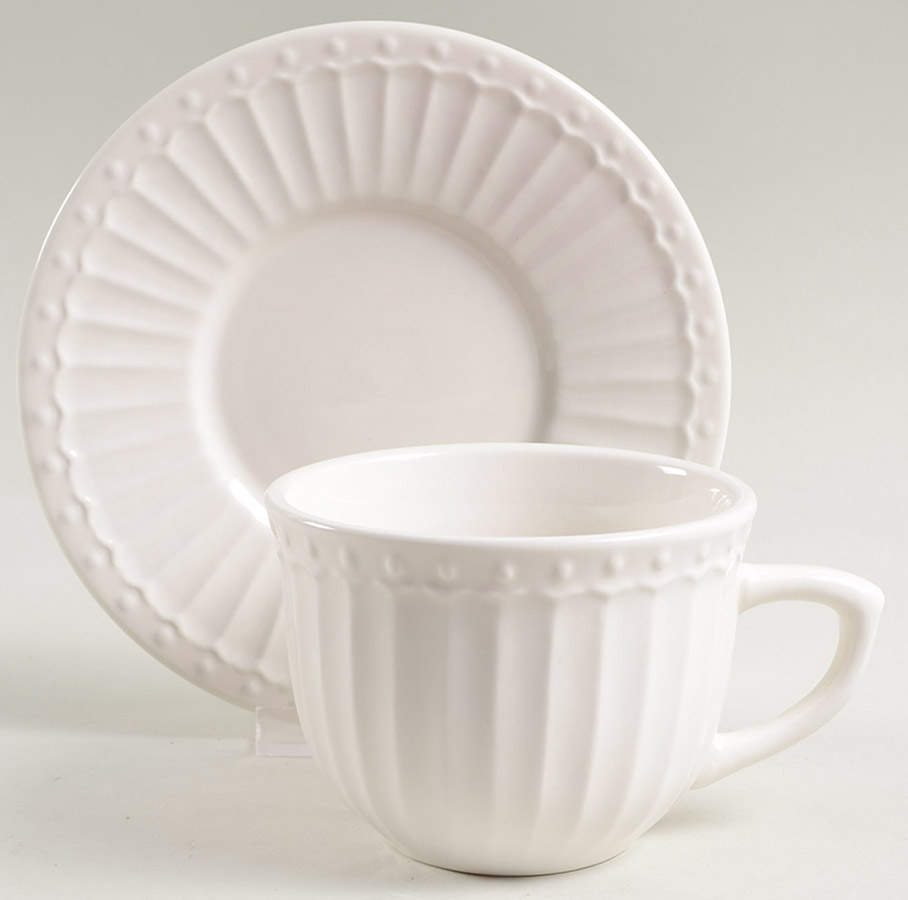 Newport Reactive Flat Cup & Saucer Set by Retroneu-1