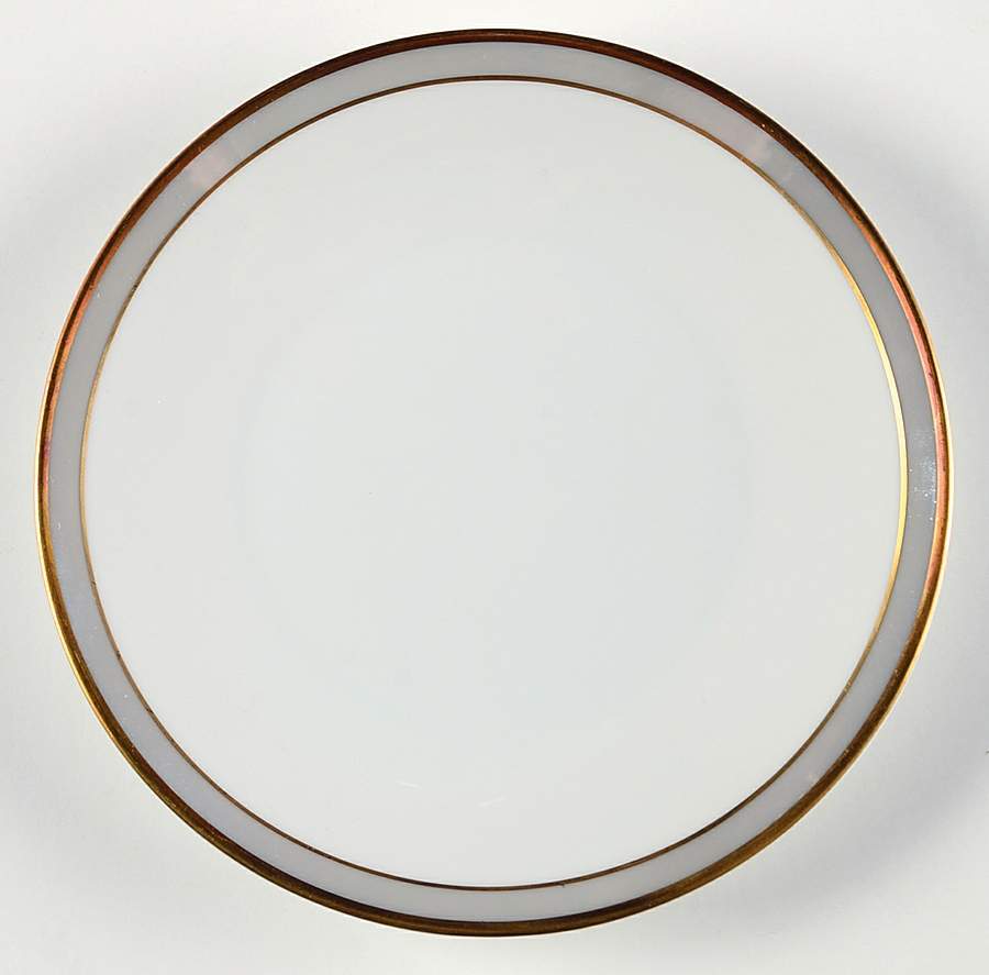 Gala Grey (Gold Trim, Linear) Bread & Butter Plate by Rosenthal - Continental-1