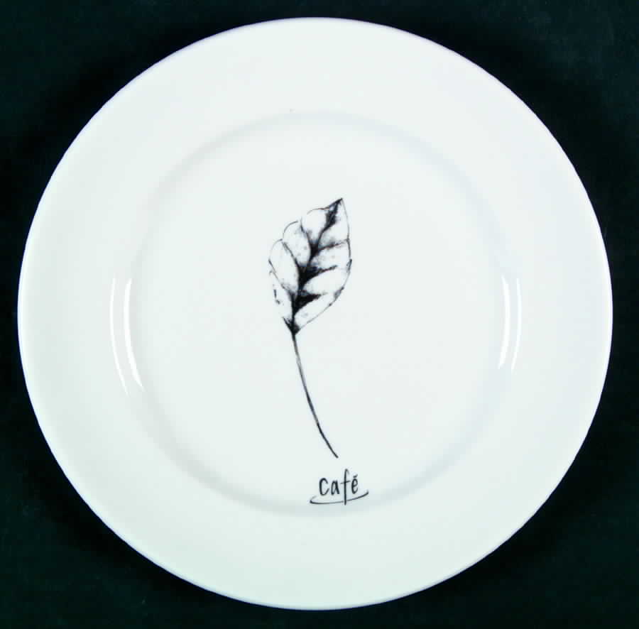Leaves Cafe Salad Plate by Royal Doulton-1