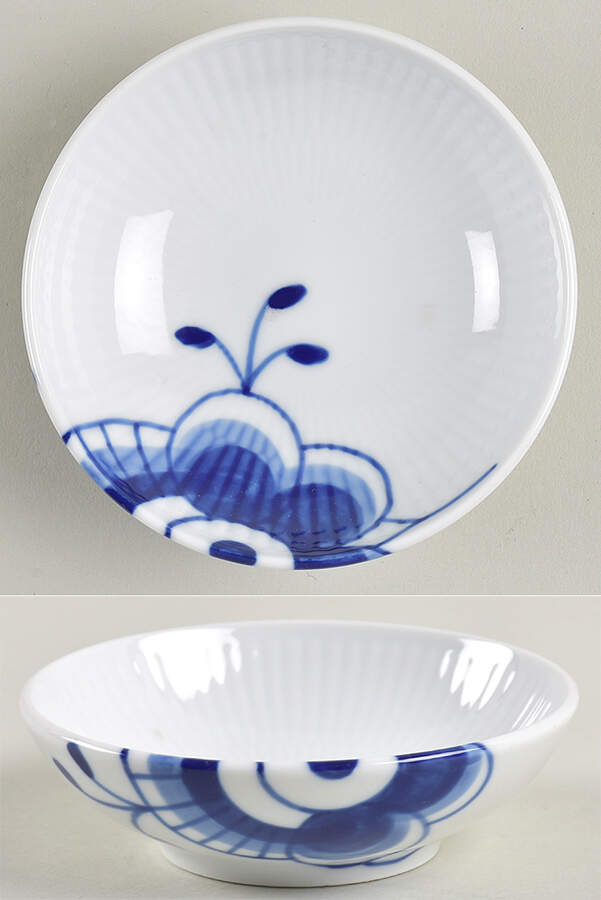 Mega Blue Fluted 3" All Purpose Bowl by Royal Copenhagen-1