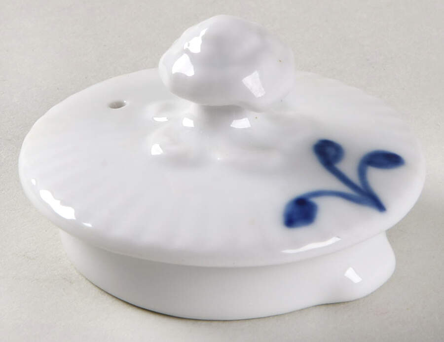 Mega Blue Fluted Lid for Individual Teapot by Royal Copenhagen-1