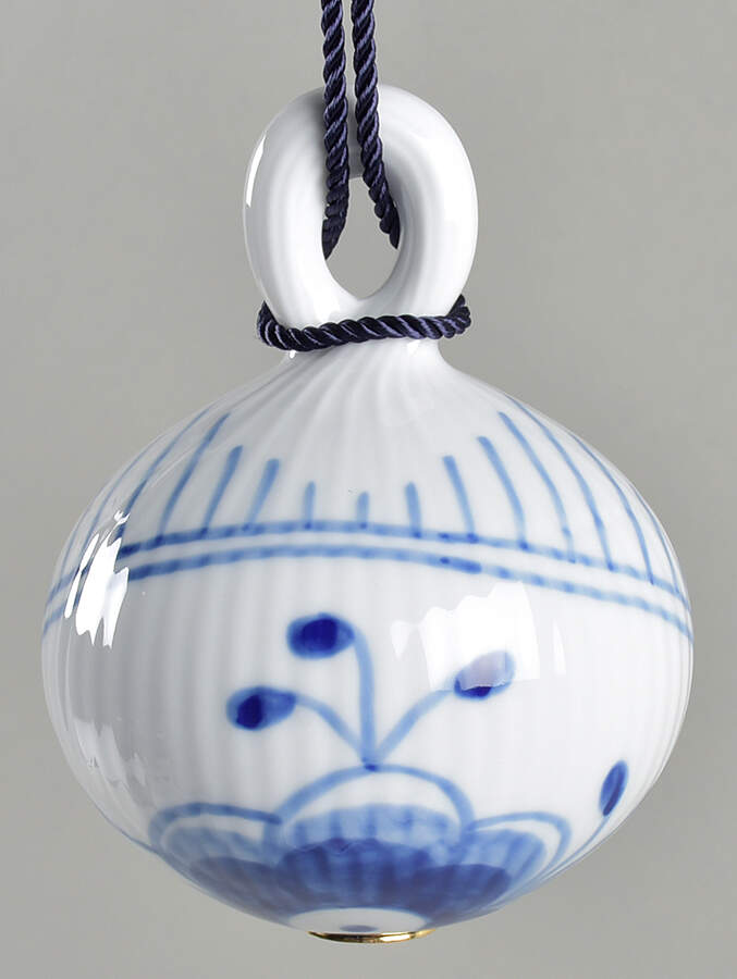 Mega Blue Fluted Ornament by Royal Copenhagen-1