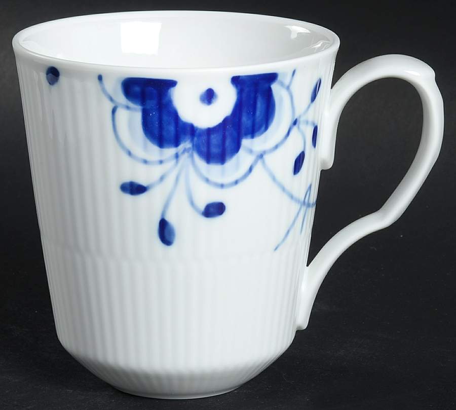 Mega Blue Fluted Mug by Royal Copenhagen-1