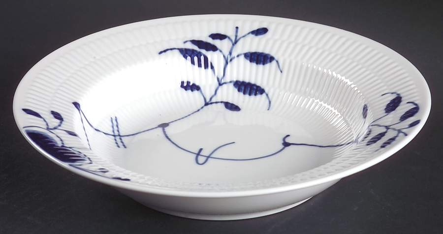 Mega Blue Fluted Rim Soup Bowl by Royal Copenhagen-1