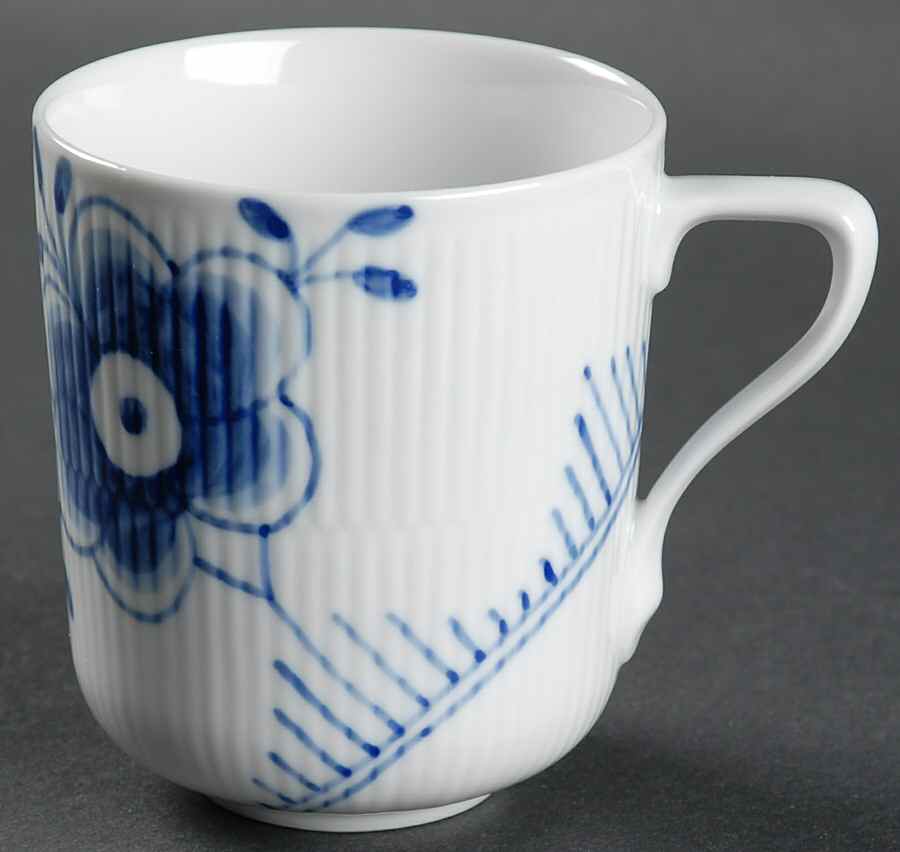 Mega Blue Fluted Mug by Royal Copenhagen-1