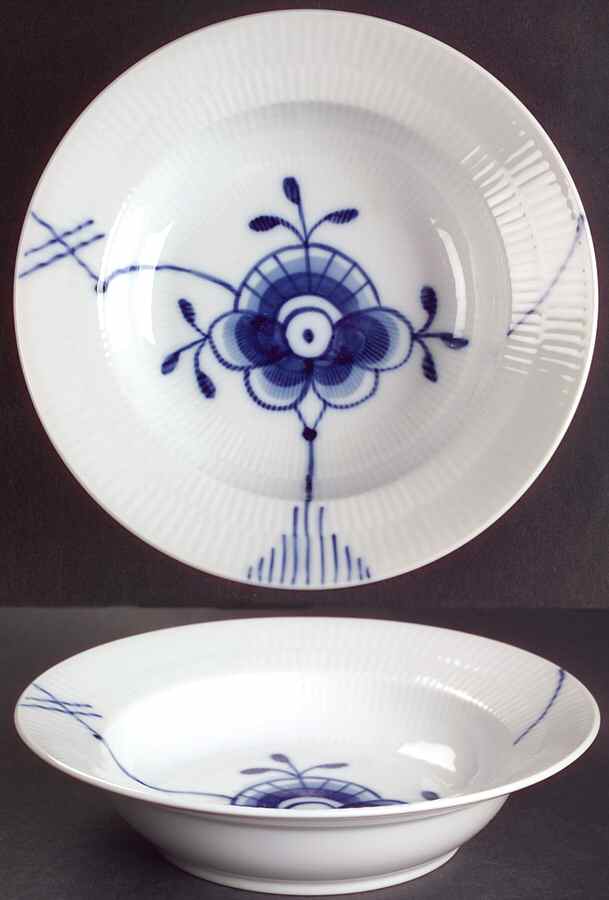 Mega Blue Fluted 6" All Purpose Bowl by Royal Copenhagen-1