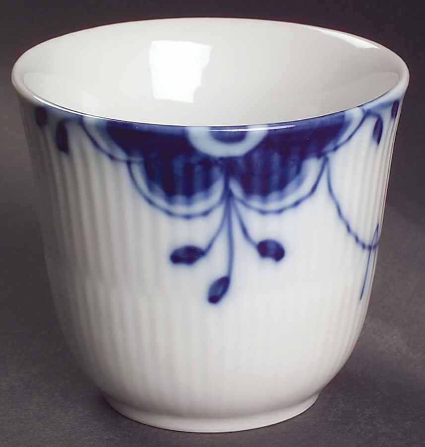 Mega Blue Fluted 10 Oz Cup No Handle by Royal Copenhagen-1