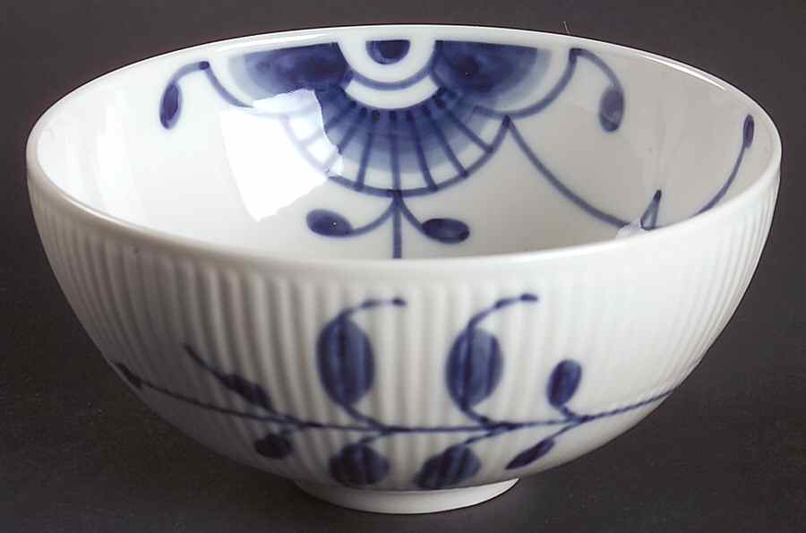 Mega Blue Fluted Rice Bowl by Royal Copenhagen-1