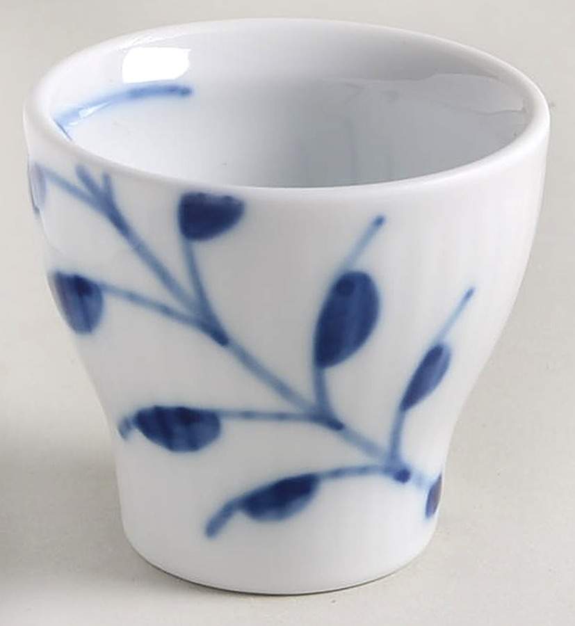 Mega Blue Fluted Single Egg Cup by Royal Copenhagen-1