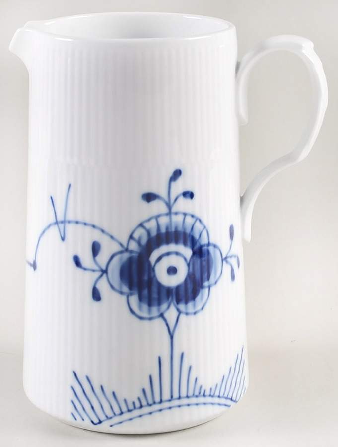 Mega Blue Fluted 32 Oz Jug by Royal Copenhagen-1