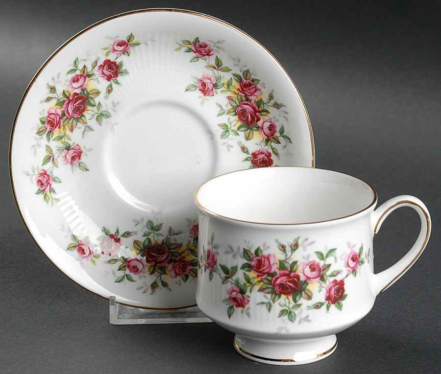 Minuet Footed Cup & Saucer Set by Royal Standard-1