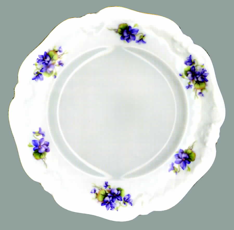 Violet Bread & Butter Plate by Royal Hanover-1