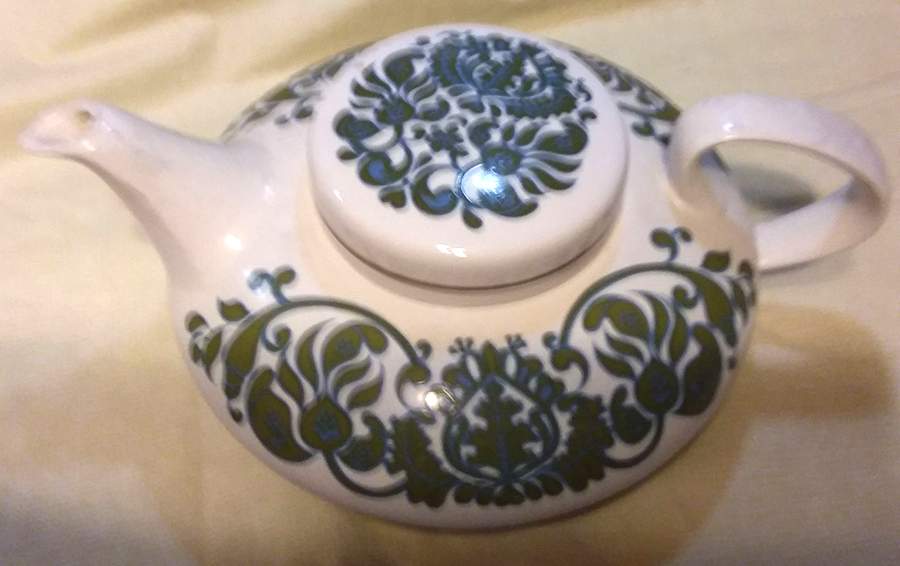 Martinique Teapot & Lid by Ridgway (Ridgways)-1