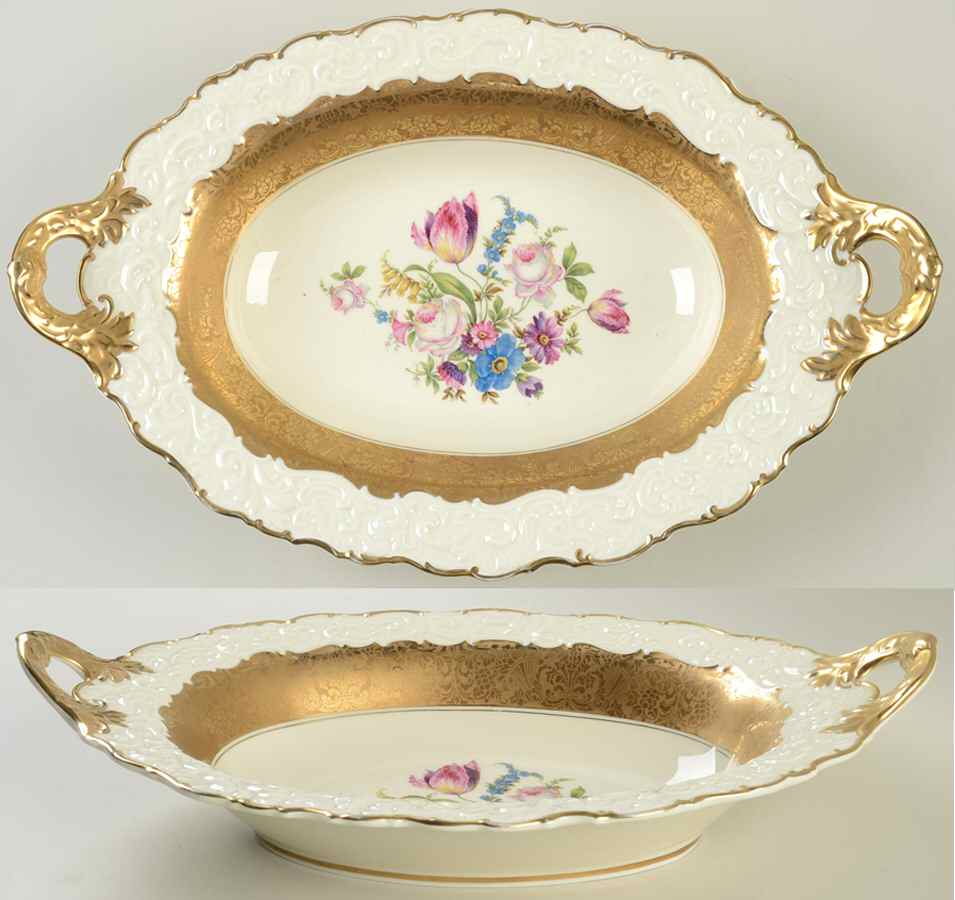 1479 16" Oval Handled Bowl by Rosenthal - Continental-1