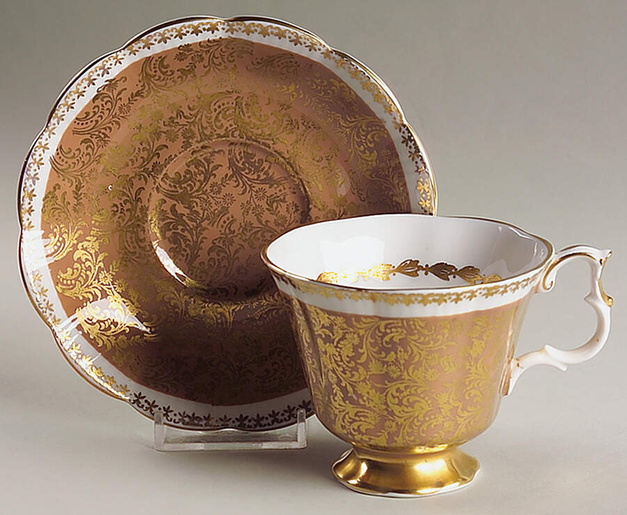 Buckingham Series Footed Cup & Saucer Set by Royal Albert-1