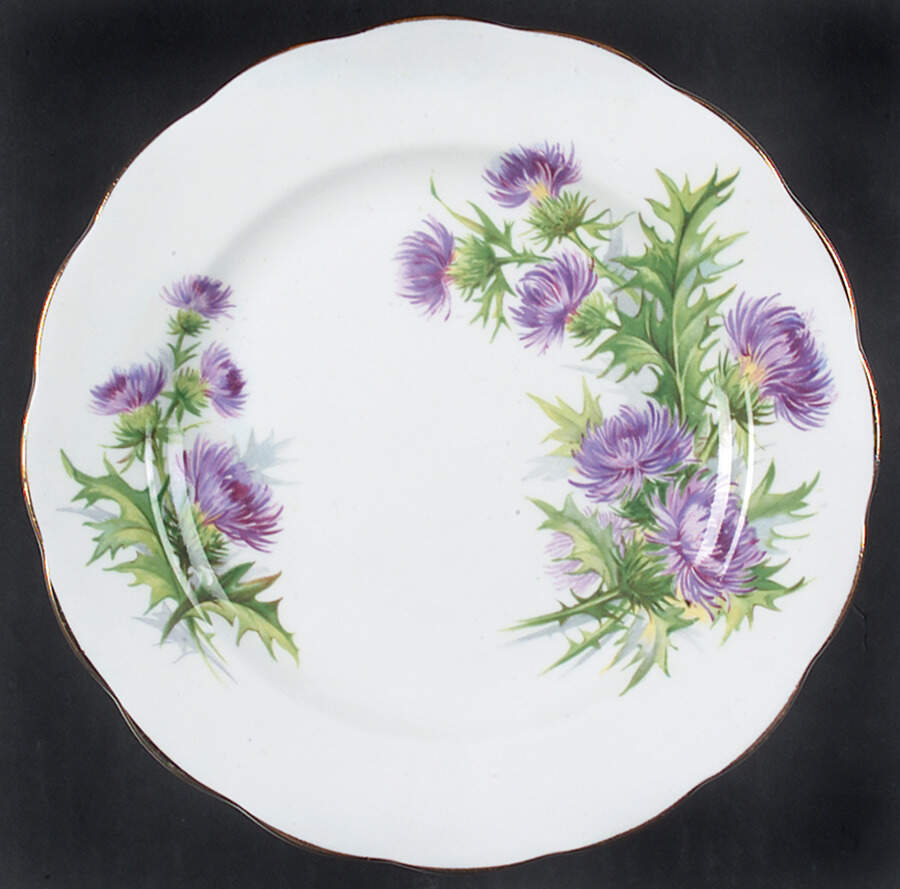Scots Emblem Salad Plate by Royal Standard-1
