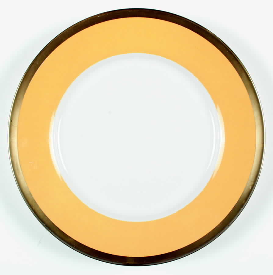 Nobel Yellow Dinner Plate by Rorstrand-1