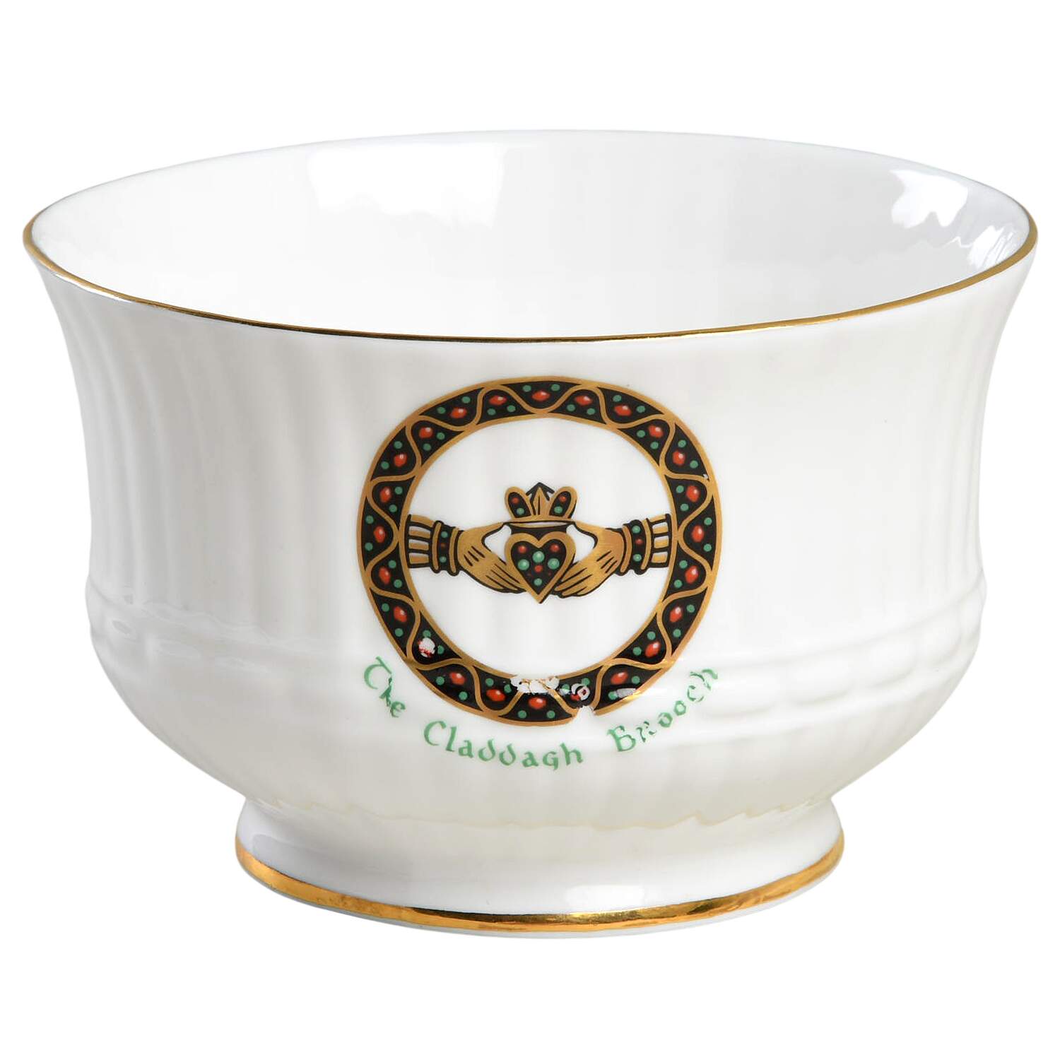Claddagh Brooch Open Sugar Bowl by Royal Tara-1