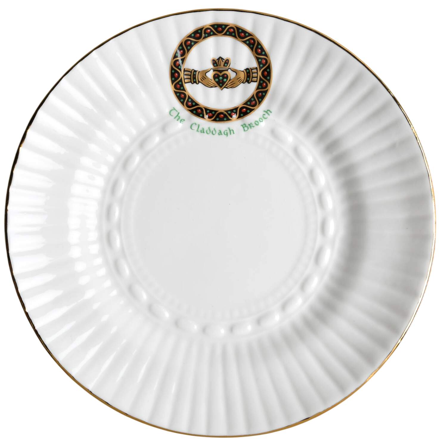 Claddagh Brooch Bread & Butter Plate by Royal Tara-1