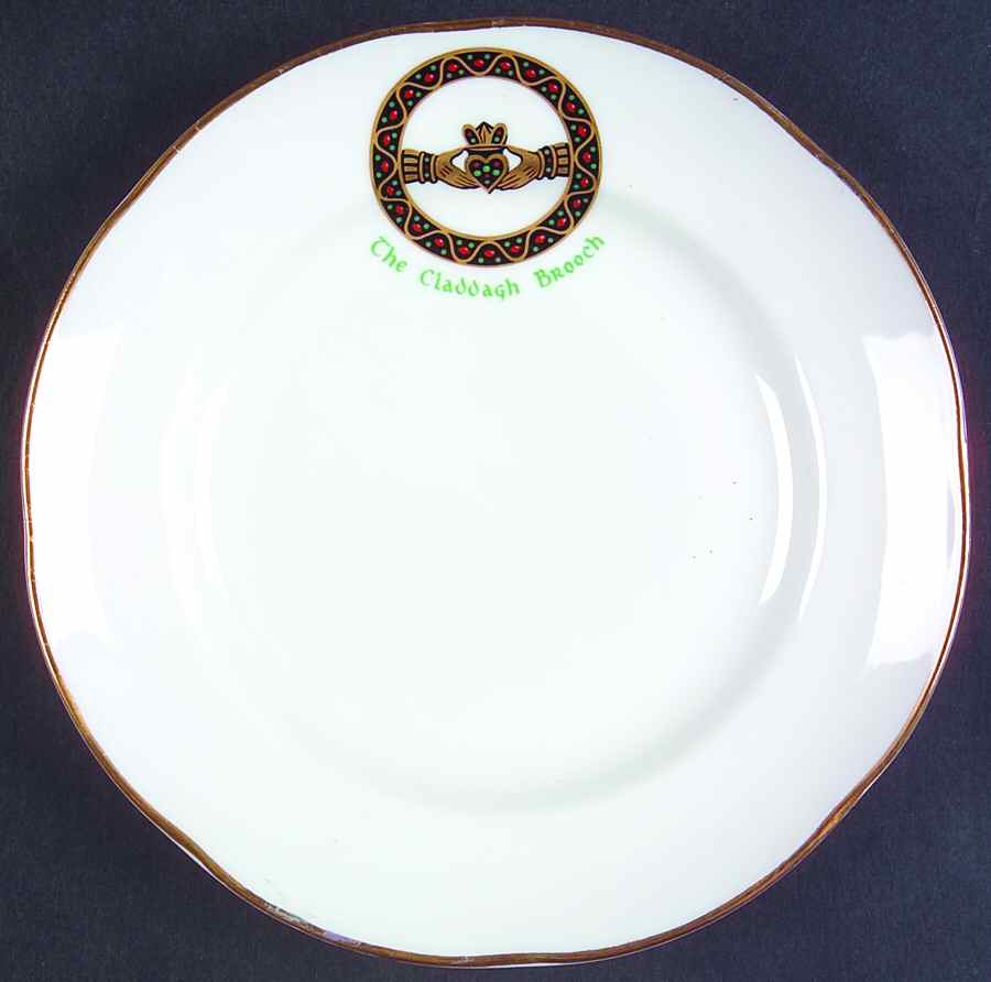 Claddagh Brooch Bread & Butter Plate by Royal Tara-1