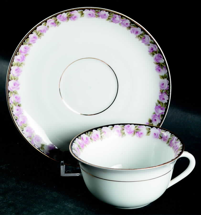 R1348 Flat Cup & Saucer Set by Rosenthal - Continental-1