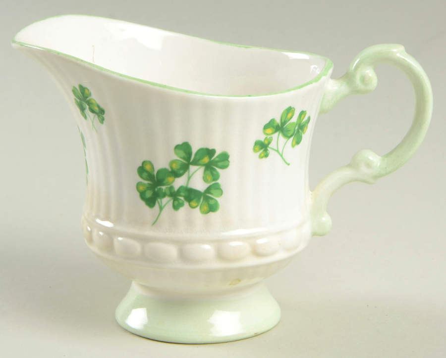 Shamrock (Eros Shape) Creamer by Rosina-Queens-1