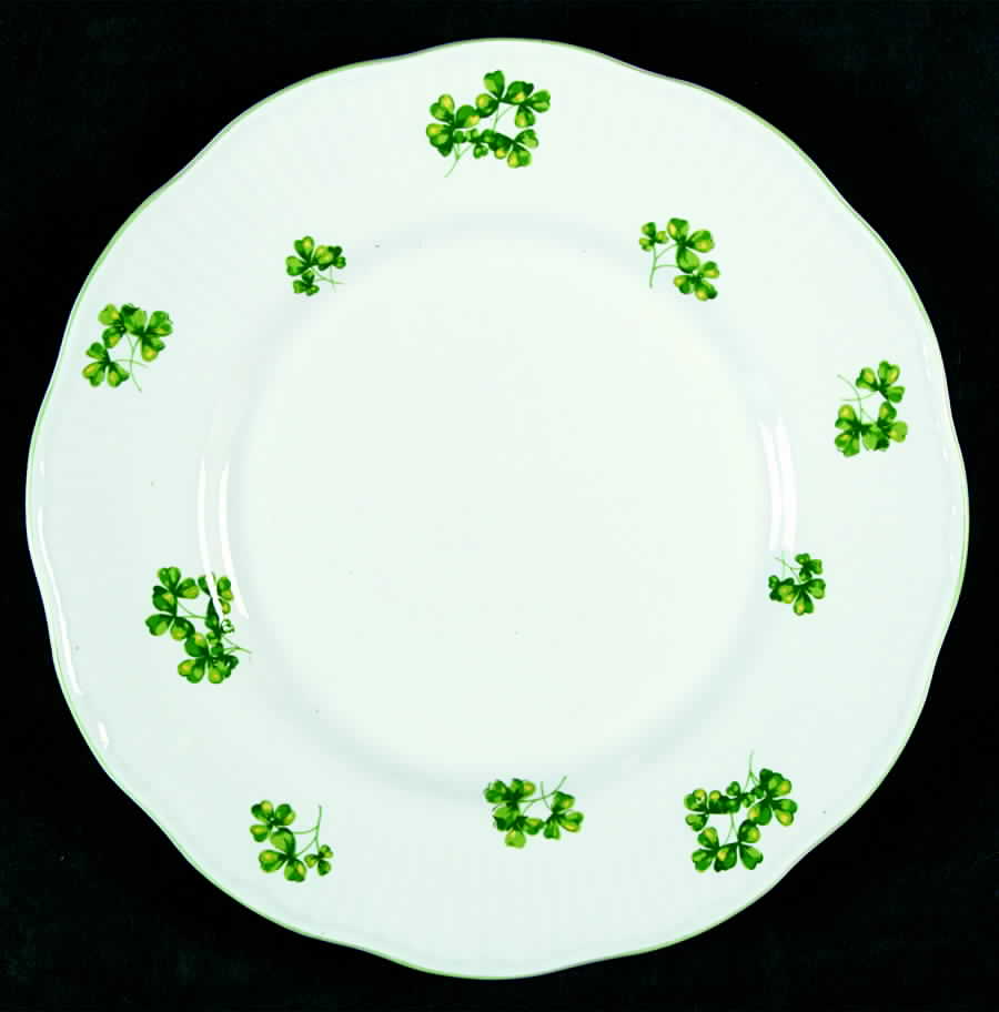 Shamrock (Eros Shape) Salad Plate by Rosina-Queens-1