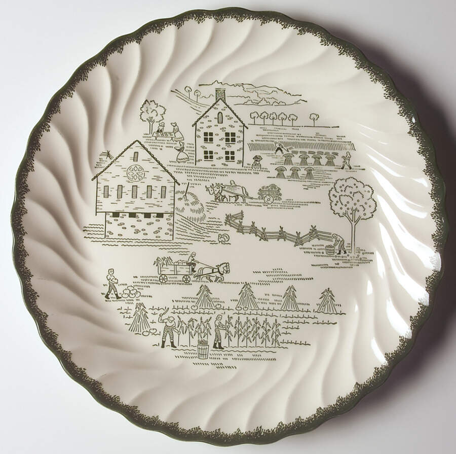 Countryside (Fall) 12" Chop Plate (Round Platter) by Royal (USA)-1
