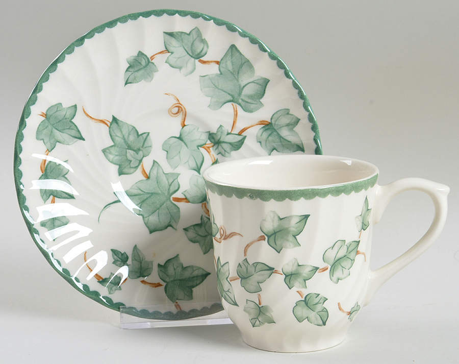 Country Vine Flat Cup & Saucer Set by Royal Stafford-1