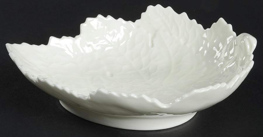 3566-3567 Leaf Shaped Dish by Royal Worcester-1