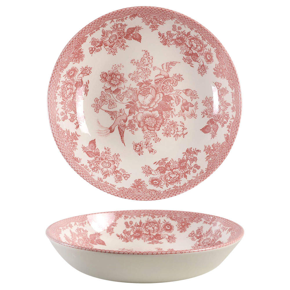 Asiatic Pheasant Red 9" Individual Pasta Bowl by Royal Stafford-1