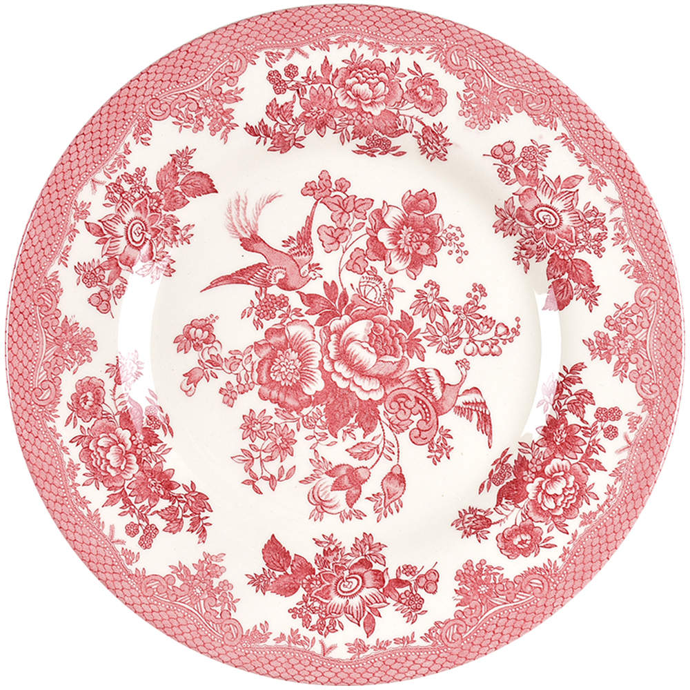 Asiatic Pheasant Red Salad Plate by Royal Stafford-1