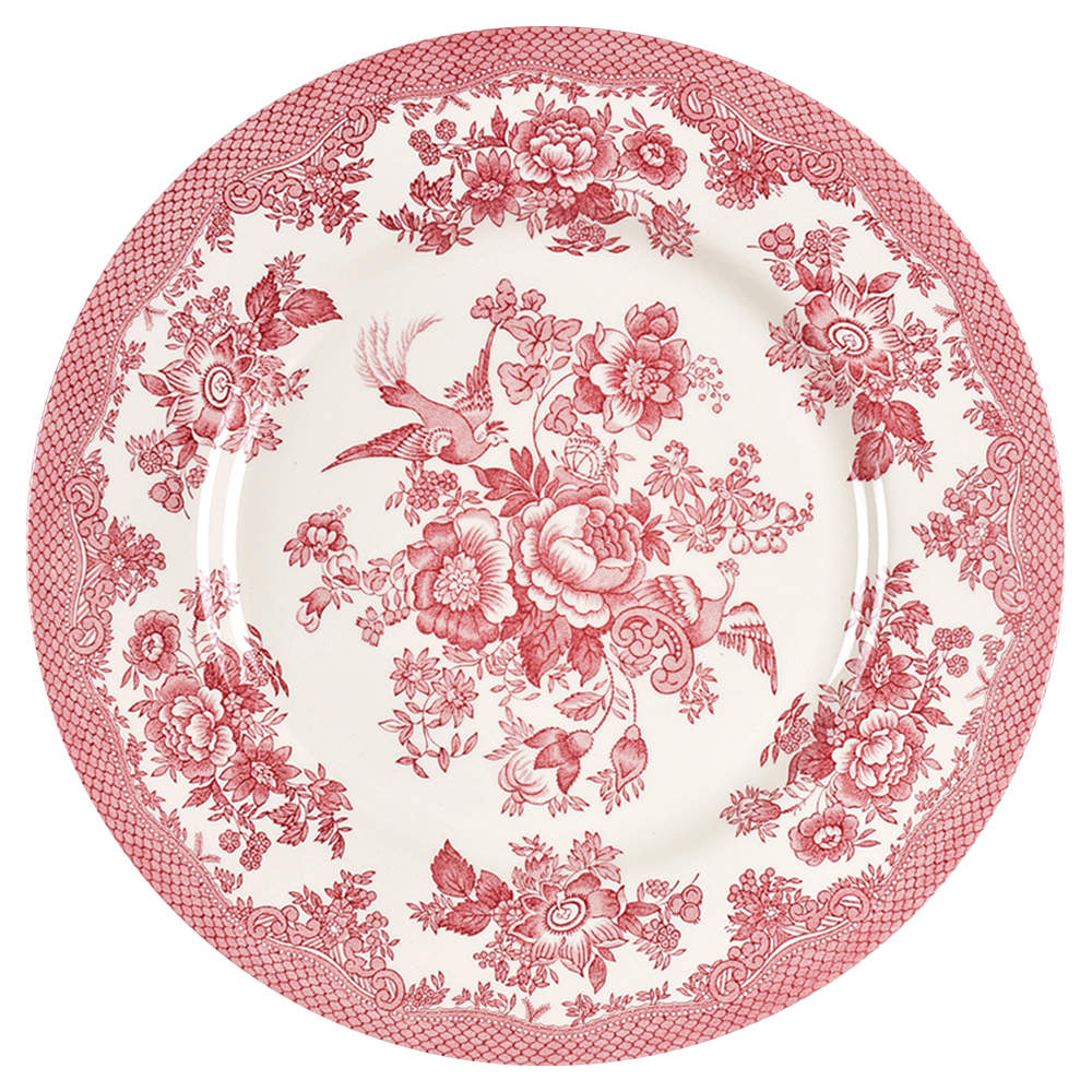 Asiatic Pheasant Red Dinner Plate by Royal Stafford-1