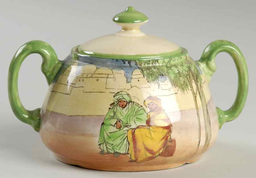 Tunis Sugar Bowl & Lid by Royal Doulton-1