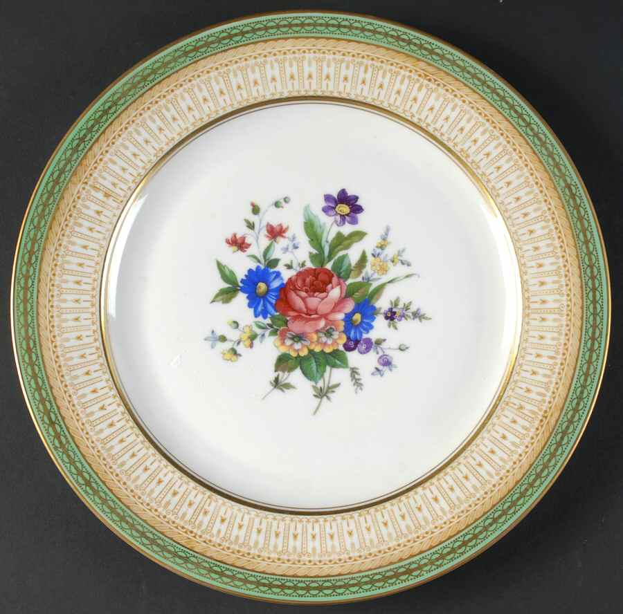 Avon Green Dinner Plate by Royal Bayreuth-1