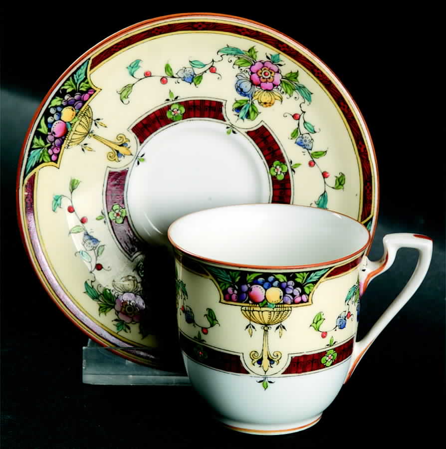 Orlando Flat Demitasse Cup & Saucer Set by Royal Worcester-1