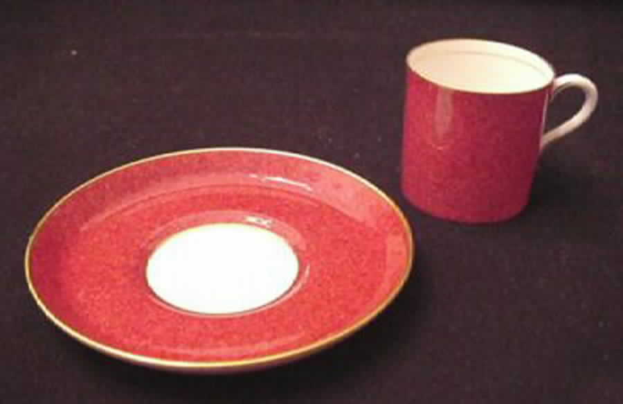 Z62 Flat Demitasse Cup & Saucer Set by Royal Worcester-1