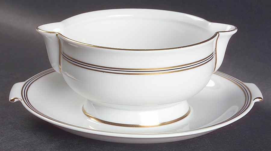 1207 Gravy Boat with Attached Underplate by Rosenthal - Continental-1