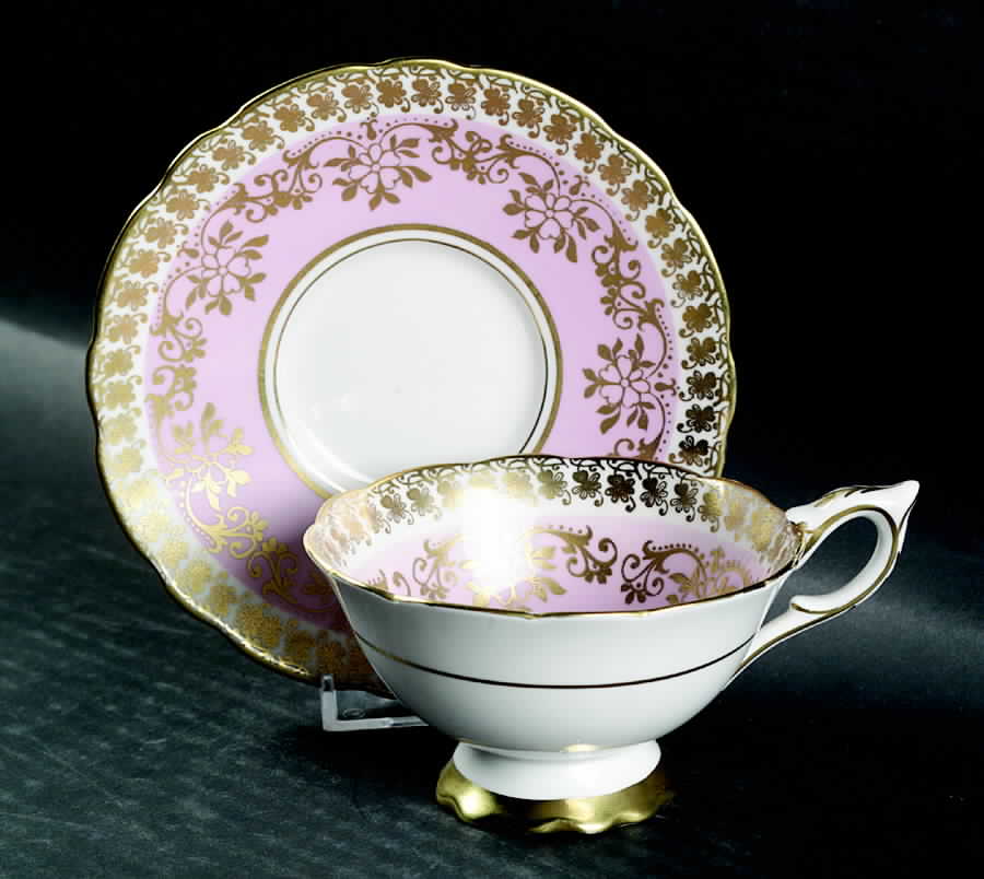447a Footed Cup & Saucer Set by Royal Stafford-1