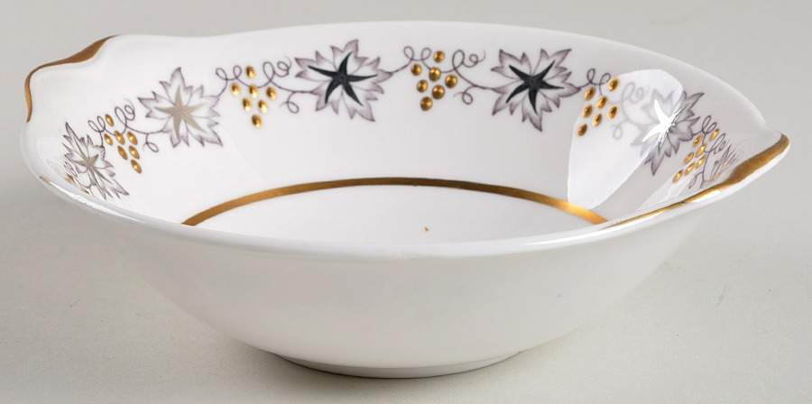 Gold and Silver Lugged Cereal Bowl by Royal Albert-1