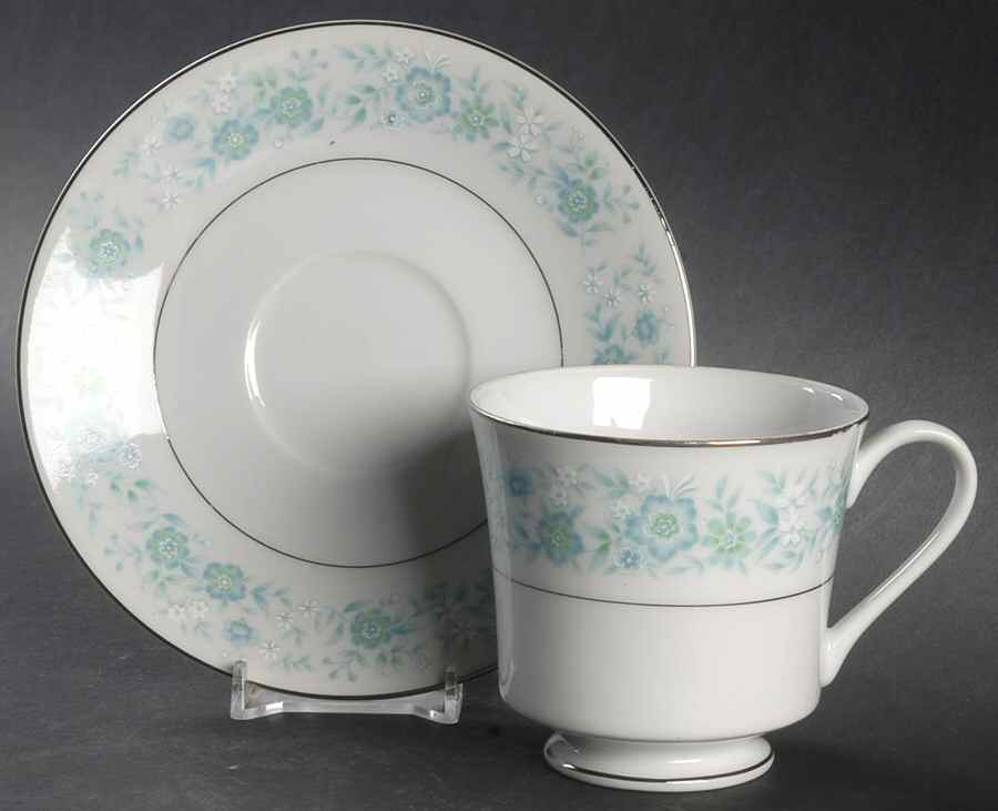 Princess Footed Cup & Saucer Set by Royal Wentworth-1
