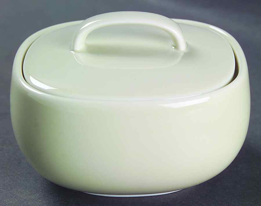 Moon Light One Sahara Taupe (No Decal) Sugar Bowl & Lid by Rosenthal - Continental-1