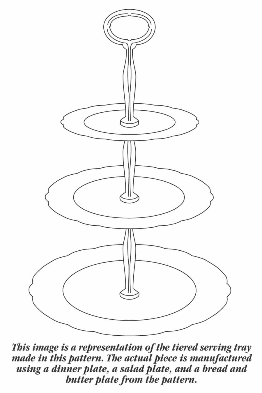 Enchantment 3-Tiered Serving Tray (DP, SP, BB) by Paragon-1