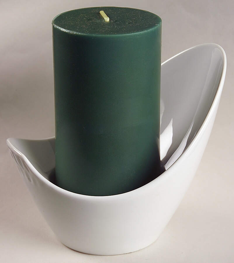 Unwind 5" Pillar Candleholder by Royal Worcester-1