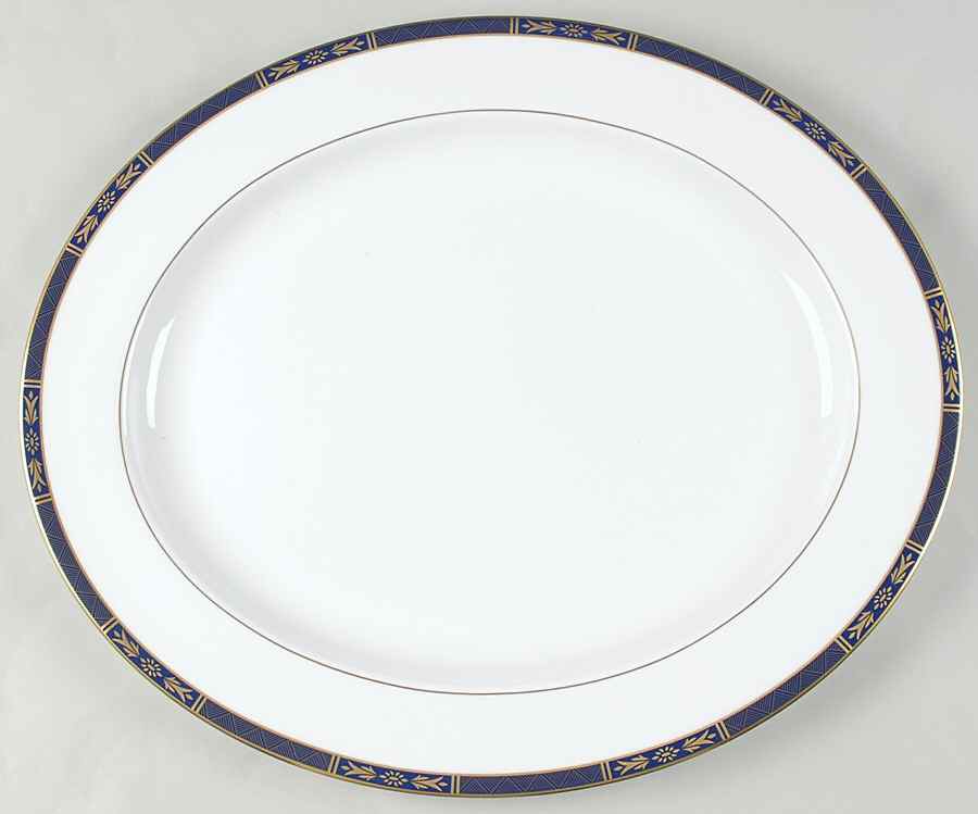 Royal Lily (Newer, 2004 Intro) 16" Oval Serving Platter by Royal Worcester-1