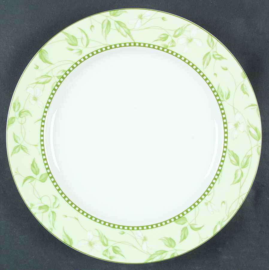 Cafe Fleur Green Dinner Plate by Royal Worcester-1