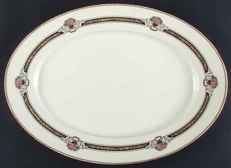Orelay (No Verge) 18" Oval Serving Platter by Rosenthal - Continental-1