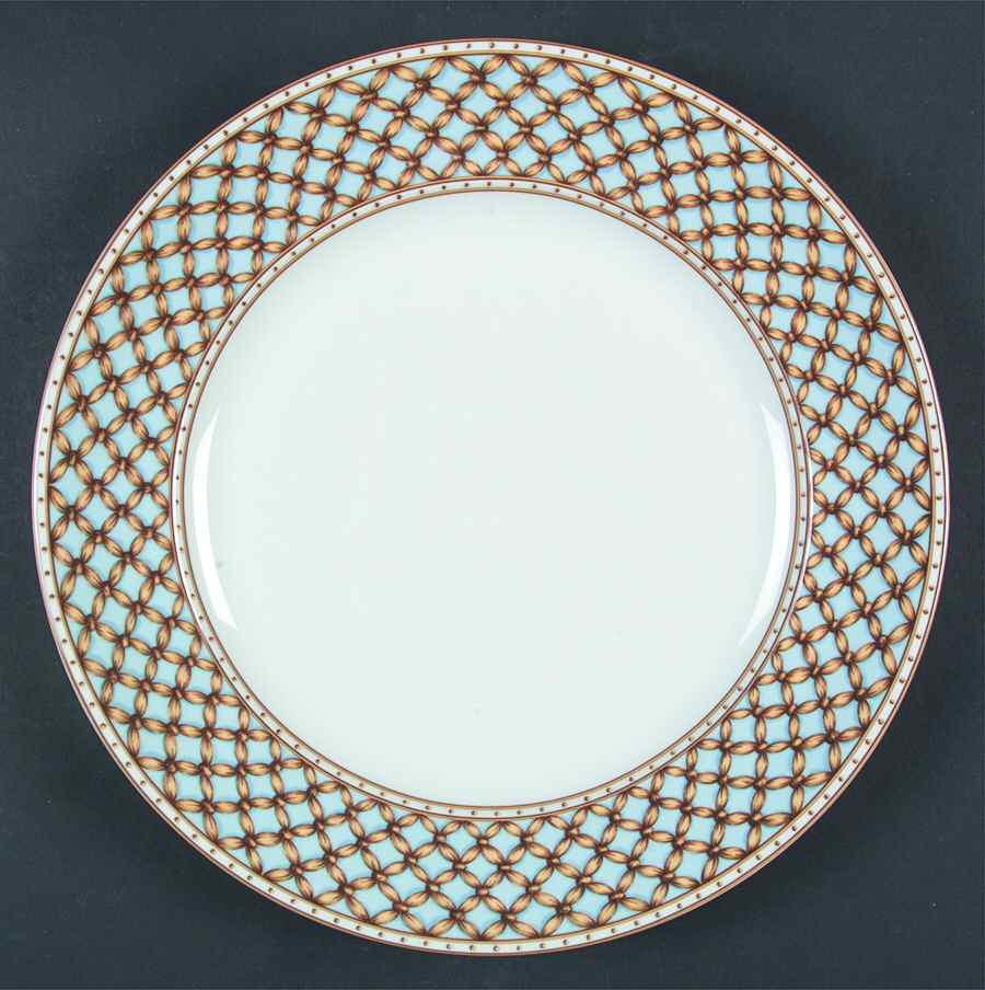 Liselund Light Blue Service Plate (Charger) by Royal Copenhagen-1